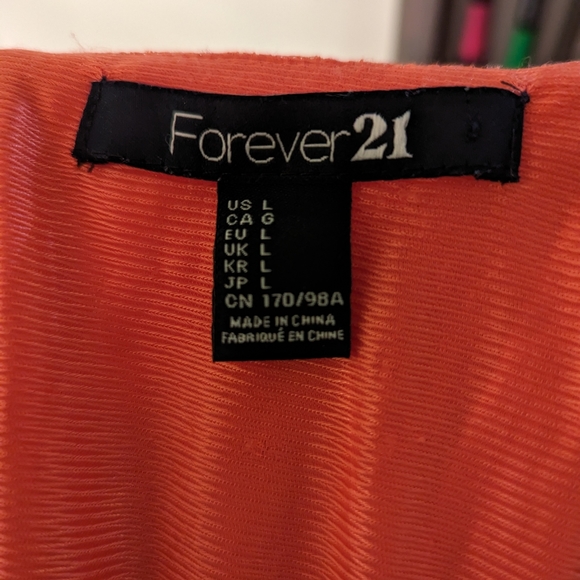 Forever 21 Coral A-Line Dress - Picture 2 of 4